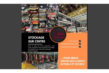 Berry Services double sa capacité de stockage sur cintre