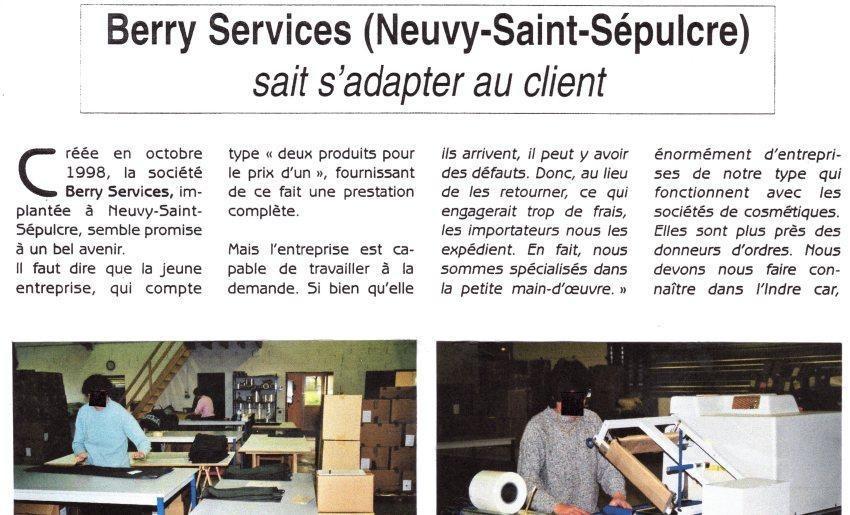 Berry Services sait s'adapter au client