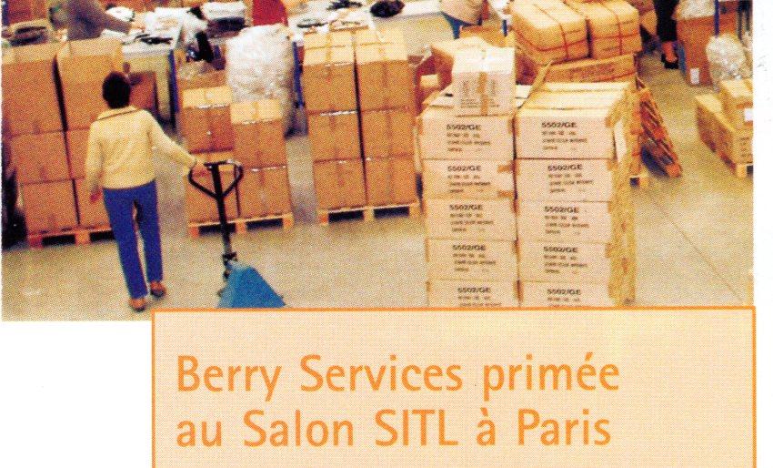Berry Services awarded at SITL trade show in Paris