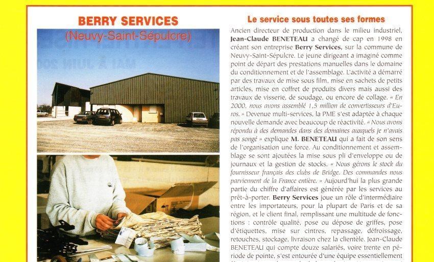 Berry Services The service in all its forms
