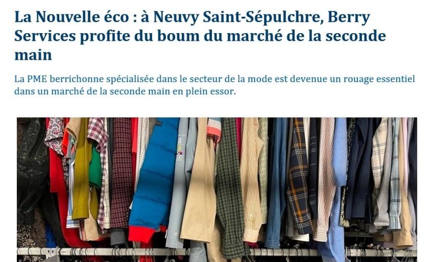 Berry Services profite du boum du marché de la seconde main