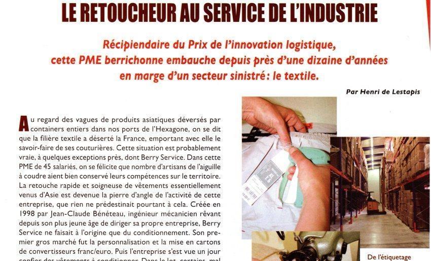 Berry Services the repairer at the service of the textile industry
