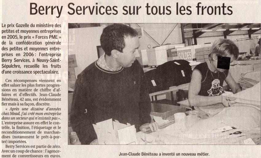 Berry Services sur tous les fronts