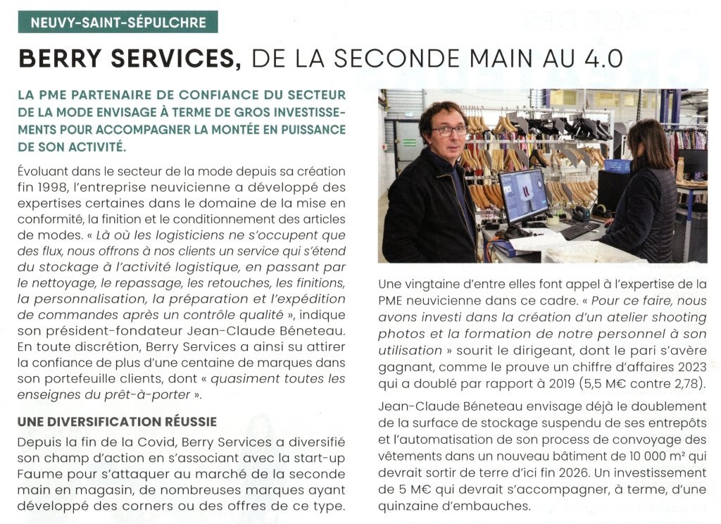Berry Services, from second hand to 4.0