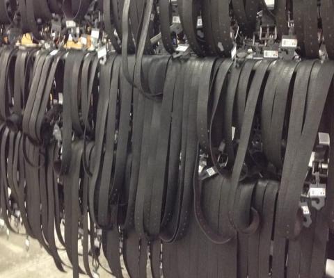 Airing leather belts