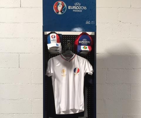 Euro football display stand